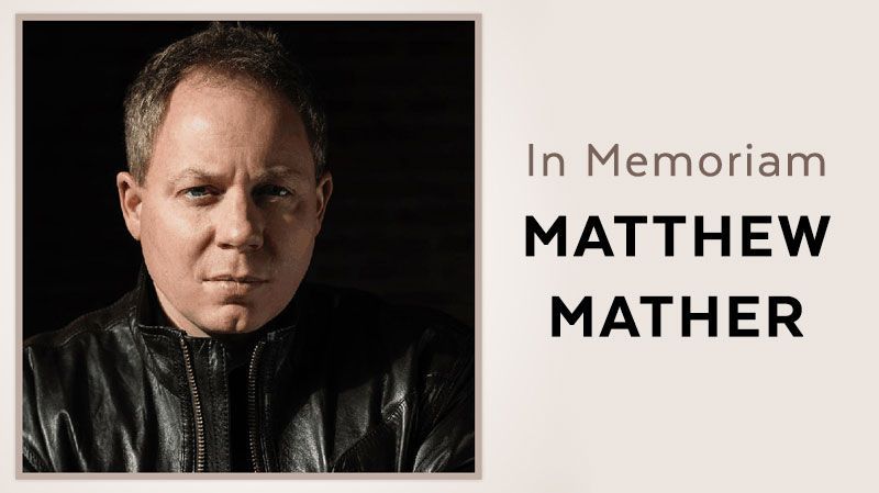 Matthew Mathaler Blackstone Publishing mourns the loss of Bestselling Author Matthew Ma